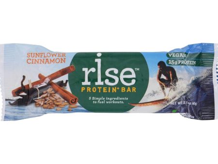 Rise Protein Plus Bar - Sunflower Cinnamon - 2.1 Oz - Case Of 12 Online Sale