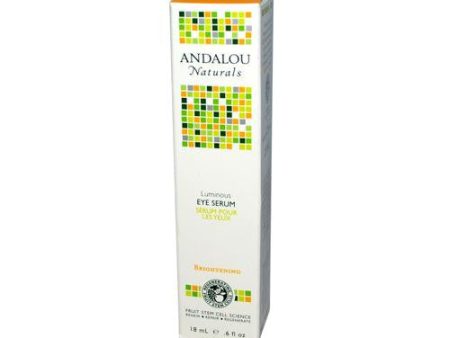 Andalou Naturals Luminous Eye Serum Brightening - 0.6 Fl Oz Sale