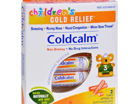 Boiron Children s Cold Calm Pellets - 2 Doses Supply