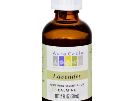 Aura Cacia Pure Essential Oil Lavender - 2 Fl Oz Hot on Sale