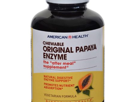 American Health Original Papaya Enzyme Chewable - 600 Tablets Online now