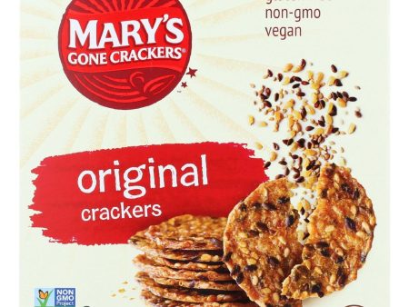 Marys Gone Crackers Crackers - Organic - Original - Wheat Free - Gluten Free - 6.5 Oz - Case Of 12 Online Hot Sale