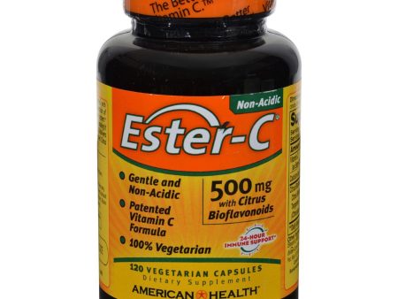 American Health Ester-c With Citrus Bioflavonoids - 500 Mg - 120 Vegetarian Capsules For Sale