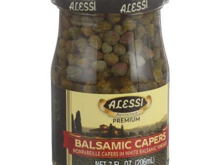 Alessi Capers In White Balsamic Vinegar - 7 Oz - Case Of 6 Online