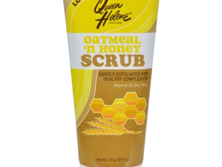 Queen Helene Oatmeal  n Honey Natural Facial Scrub - 6 Oz Hot on Sale