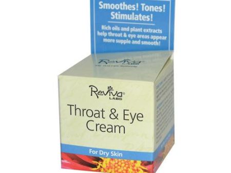 Reviva Labs Throat And Eye Cream - 1.5 Oz For Sale