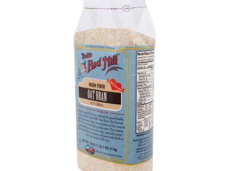 Bob s Red Mill Oat Bran Hot Cereal - 18 Oz - Case Of 4 on Sale