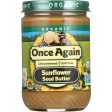 Once Again Seed Butter - Organic - Creamy - No Salt - Sugar Free - Sunflower - 16 Oz - Case Of 12 Cheap