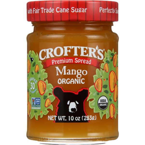 Crofters Fruit Spread - Organic - Premium - Mango - 10 Oz - Case Of 6 Online