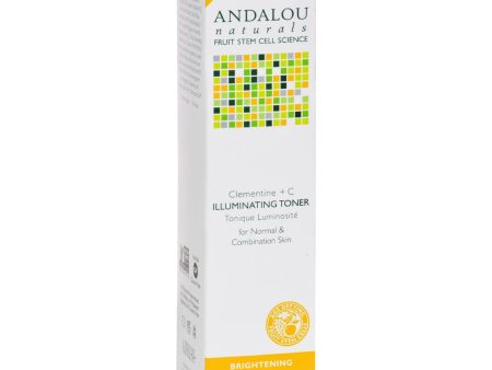 Andalou Naturals Brightening Clementine Plus C Illuminating Toner - 6 Fl Oz Fashion