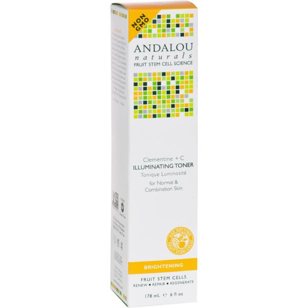 Andalou Naturals Brightening Clementine Plus C Illuminating Toner - 6 Fl Oz Fashion