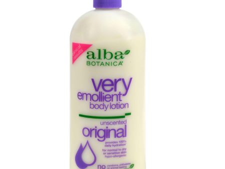 Alba Botanica Very Emollient Body Lotion Unscented - 32 Fl Oz Online Hot Sale