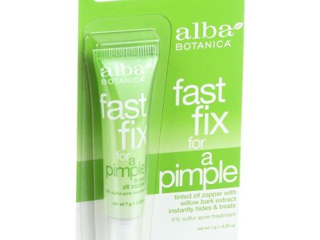 Alba Botanica Fast Fix For A Pimple - .25 Oz - Case Of 6 Online Hot Sale