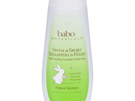 Babo Botanicals Shampoo And Wash Cucumber Aloe Vera - 8 Fl Oz Supply