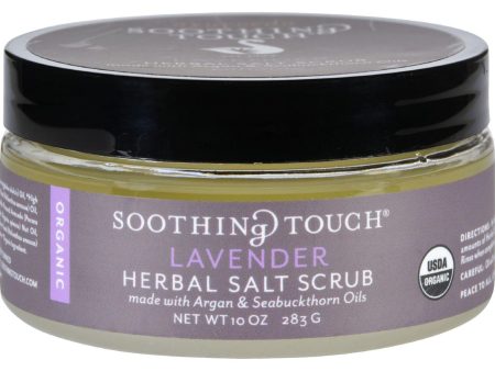 Soothing Touch Scrub - Organic - Salt - Herbal - Lavender - 10 Oz Discount