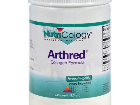 Nutricology Arthred Collagen Formula - 8.5 Oz Online now