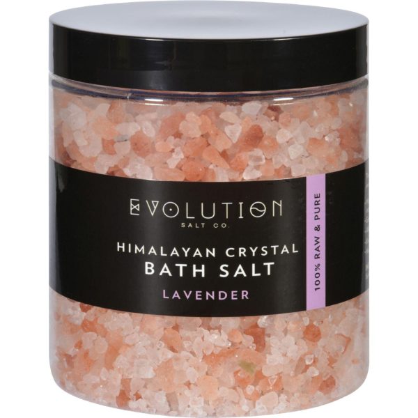 Evolution Salt Bath Salt - Himalayan - Coarse - Lavender - 26 Oz Hot on Sale