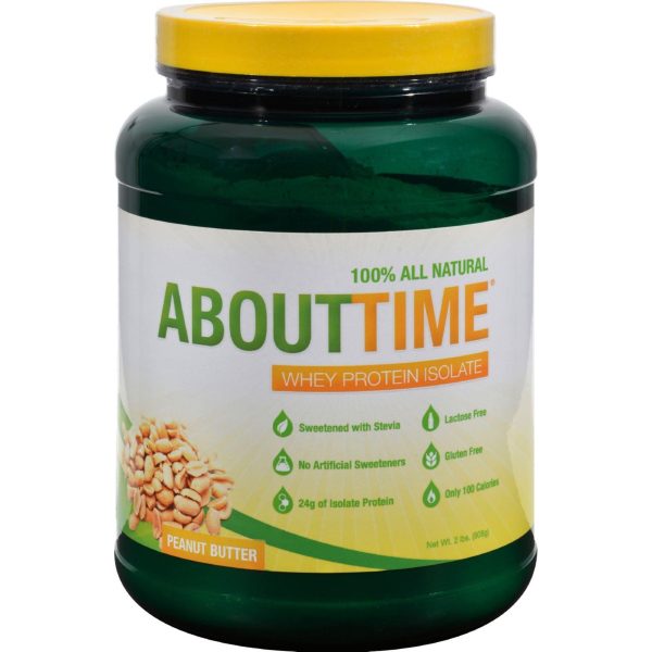 About Time Whey Protein Isolate Peanut Butter - 2 Lbs on Sale