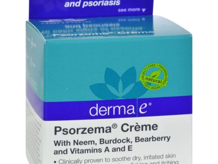 Derma E Psorzema Natural Relief Creme For Scaling Flaking And Itching - 4 Oz For Cheap