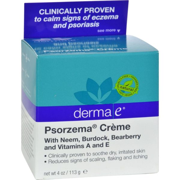 Derma E Psorzema Natural Relief Creme For Scaling Flaking And Itching - 4 Oz For Cheap