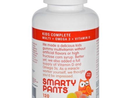 Smartypants Children s All-in-one Multivitamin Plus Omega 3 Plus Vitamin D Gummies - 120 Ct Online Sale