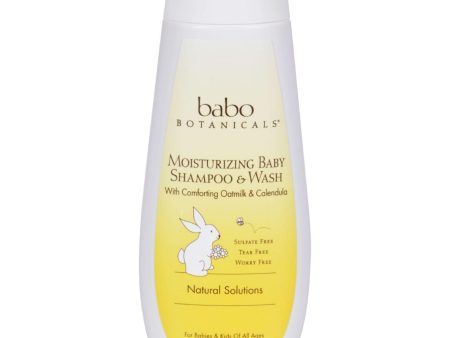 Babo Botanicals Moisturizing Baby Shampoo And Wash - Oatmilk Calendula - 8 Fl Oz Online now