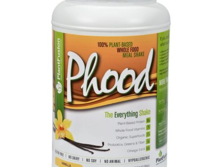 Plantfusion Phood Shake - Vanilla Powder - 31.8 Oz on Sale