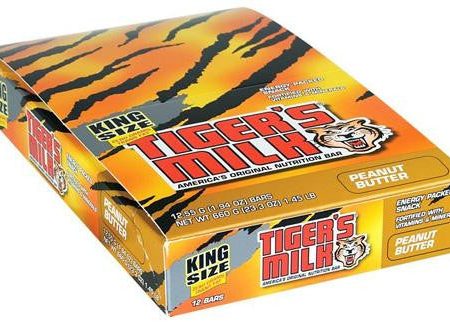 Tigers Milk Bar - Peanut Butter - King Size - 1.94 Oz - 1 Case For Sale