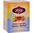 Yogi Stress Reliefherbal Tea Caffeine Free Honey Lavender - 16 Tea Bags - Case Of 6 Fashion