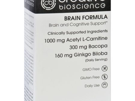 Creative Bioscience Brain Formula - 60 Vegetarian Capsules For Discount