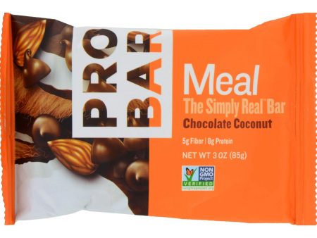 Probar Organic Chocolate Coconut Bar - Case Of 12 - 3 Oz For Cheap