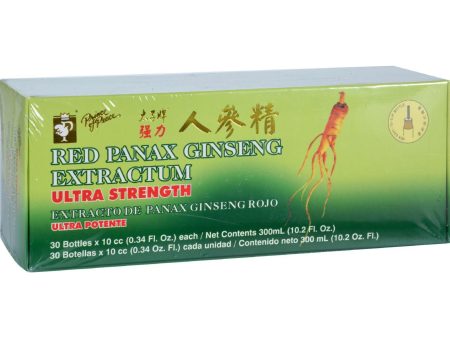 Prince Of Peace Red Panax Ginseng Extractum Ultra Strength - 30 Vials Fashion