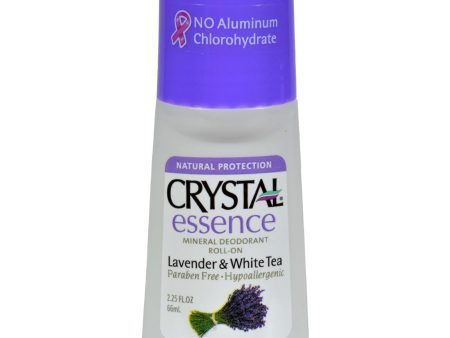 Crystal Essence Roll On Deodorant Lavender And White Tea - 2.25 Fl Oz Discount