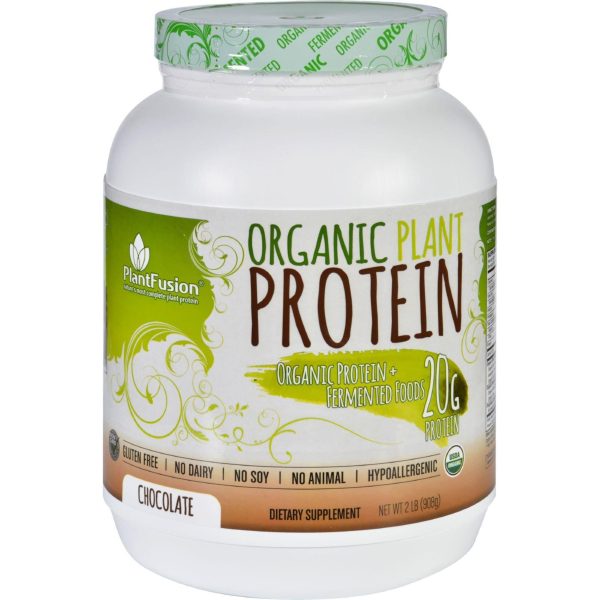 Plantfusion Plant Protein - Organic - Chocolate - 2 Lb Supply