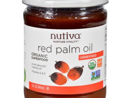 Nutiva Palm Oil - Organic - Superfood - Red - 15 Oz - Case Of 6 Online now