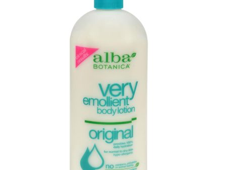 Alba Botanica Very Emollient Body Lotion Original - 32 Fl Oz Cheap