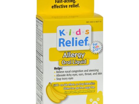 Homeolab Usa Kids Relief Allergy Banana - 0.85 Fl Oz Supply