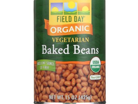 Field Day Beans - Organic - Baked - Classic - 15 Oz - Case Of 12 For Sale