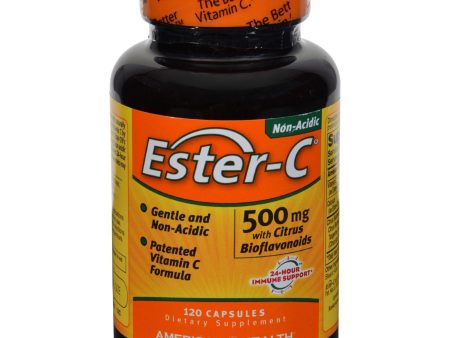 American Health Ester-c With Citrus Bioflavonoids - 500 Mg - 120 Capsules For Discount