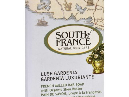 South Of France Bar Soap - Lush Gardenia - Travel - 1.5 Oz - Case Of 12 Supply