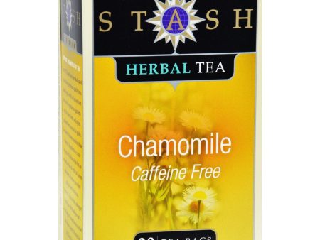 Stash Tea - Herbal - Chamomile - 20 Bags - Case Of 6 For Sale